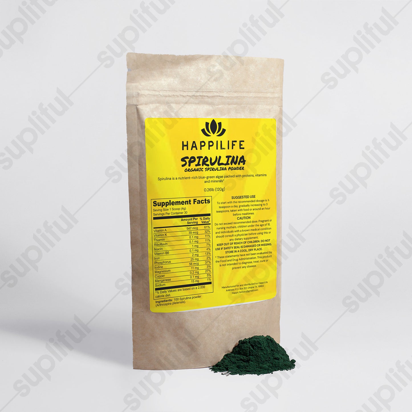 Organic Spirulina Powder